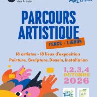 Parcours Artistique Tence-Lignon lors des Journées nationales des artistes