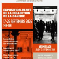 exposition-vente de la collection de la galerie