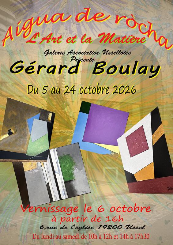 Exposition Gérard Boulay