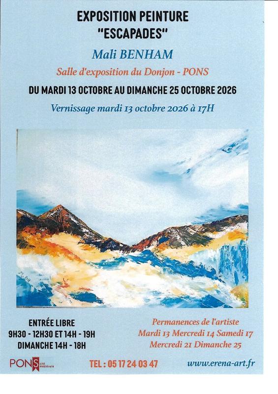 Exposition Peinture « Mali BENHAM » Exposition Peinture "Mali BENHAM"