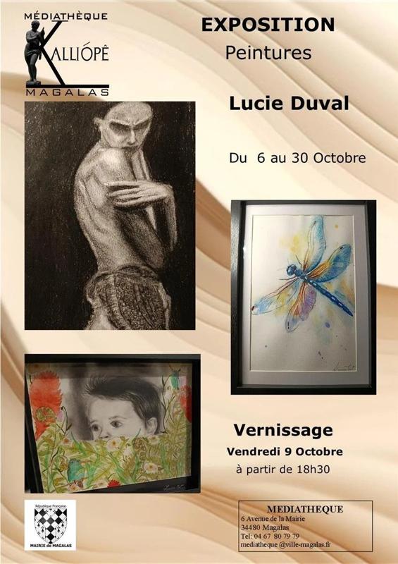 Exposition Peintures : Lucie Duval