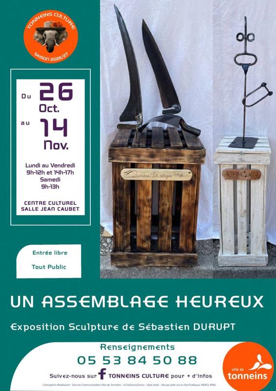 Exposition Sculpture de Sébastien DURUPT