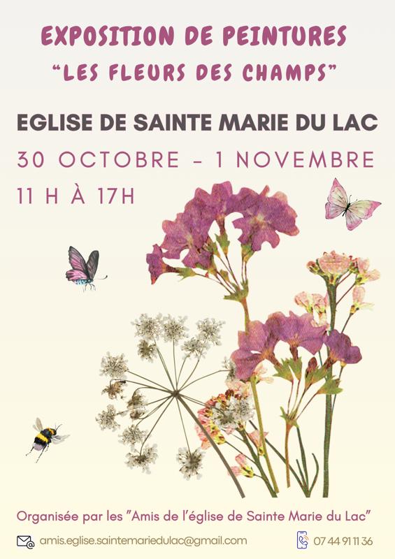 Exposition de peinture " Les fleurs des champs"