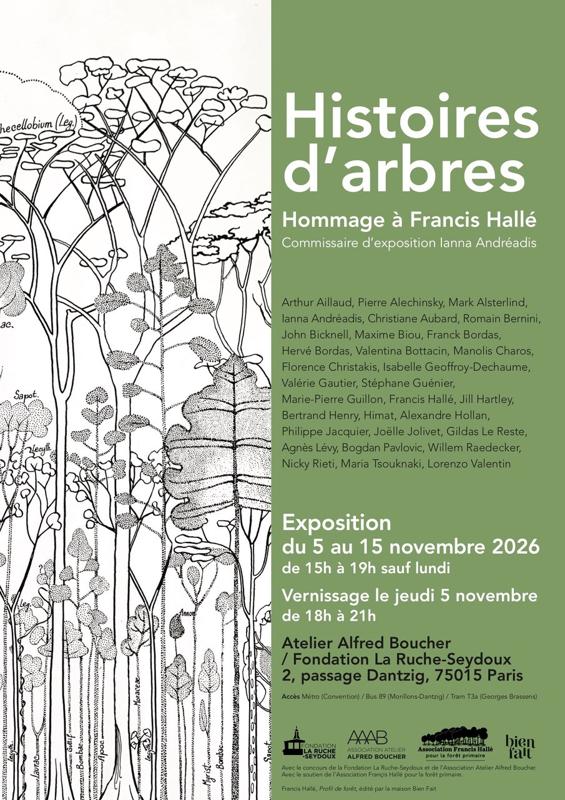 Histoires d'arbres : hommage à Francis Hallé