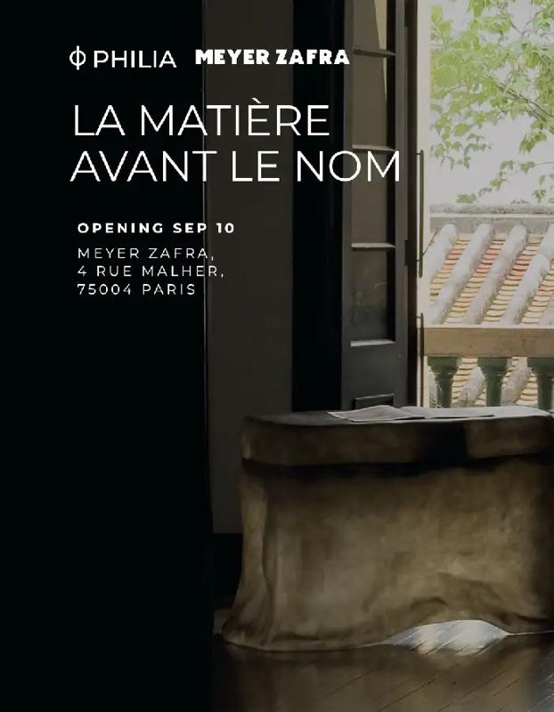 La matière avant le nom